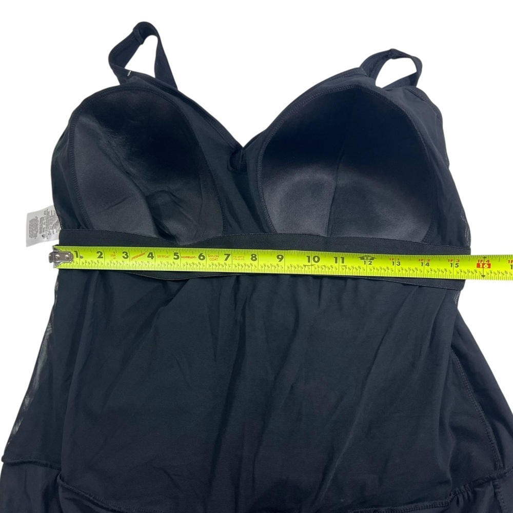 Swim Solutions Plus Size Tummy-Control Skater Swimdress - Picture 7 of 10